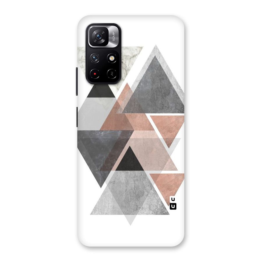 Abstract Diamond Pink Design Back Case for Redmi Note 11T 5G