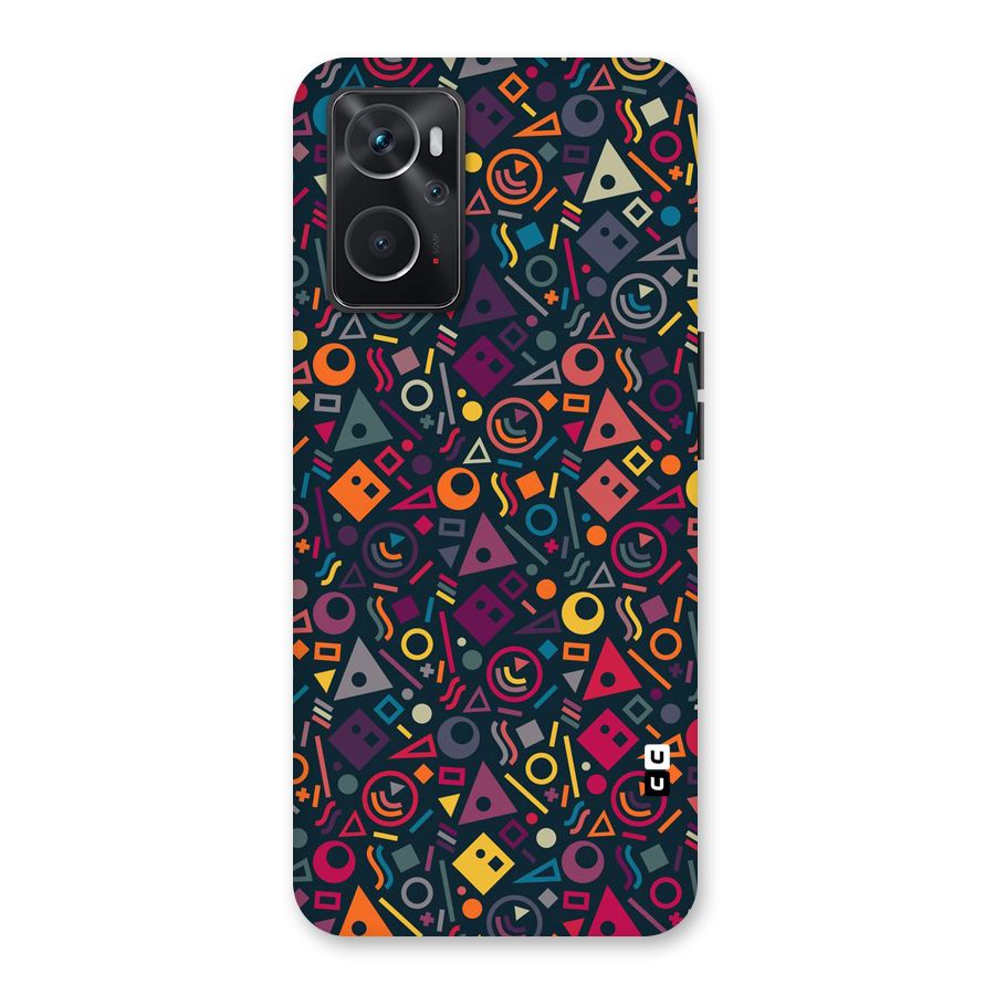 Abstract Figures Back Case for Oppo K10 4G