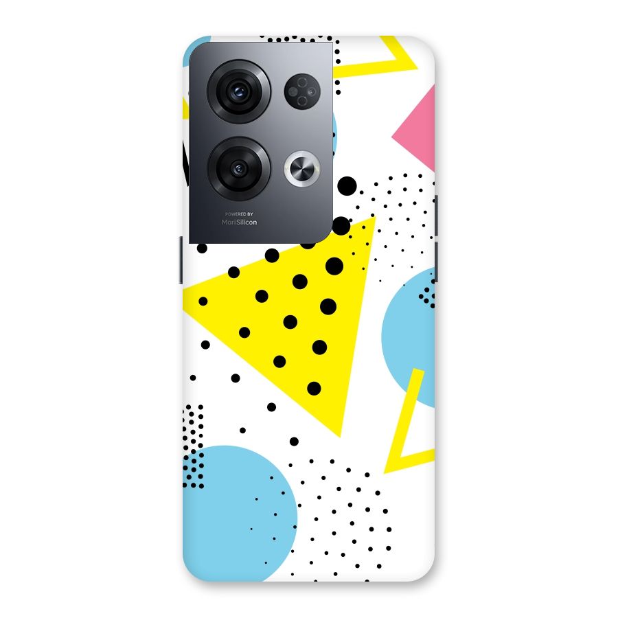 Abstract Geometry Back Case for Oppo Reno8 Pro 5G