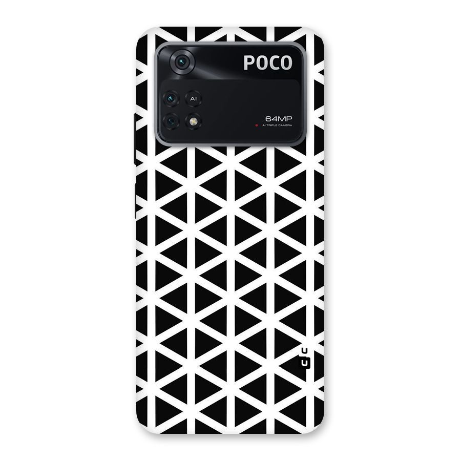 Abstract Geometry Maze Back Case for Poco M4 Pro 4G