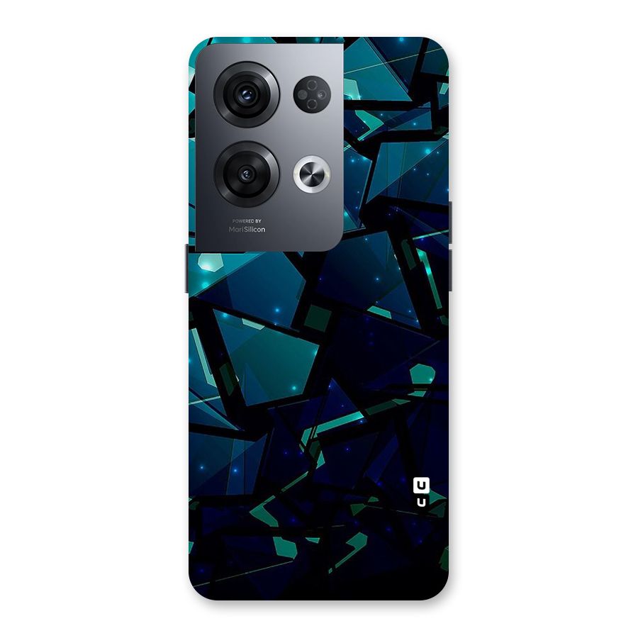 Abstract Glass Design Back Case for Oppo Reno8 Pro 5G