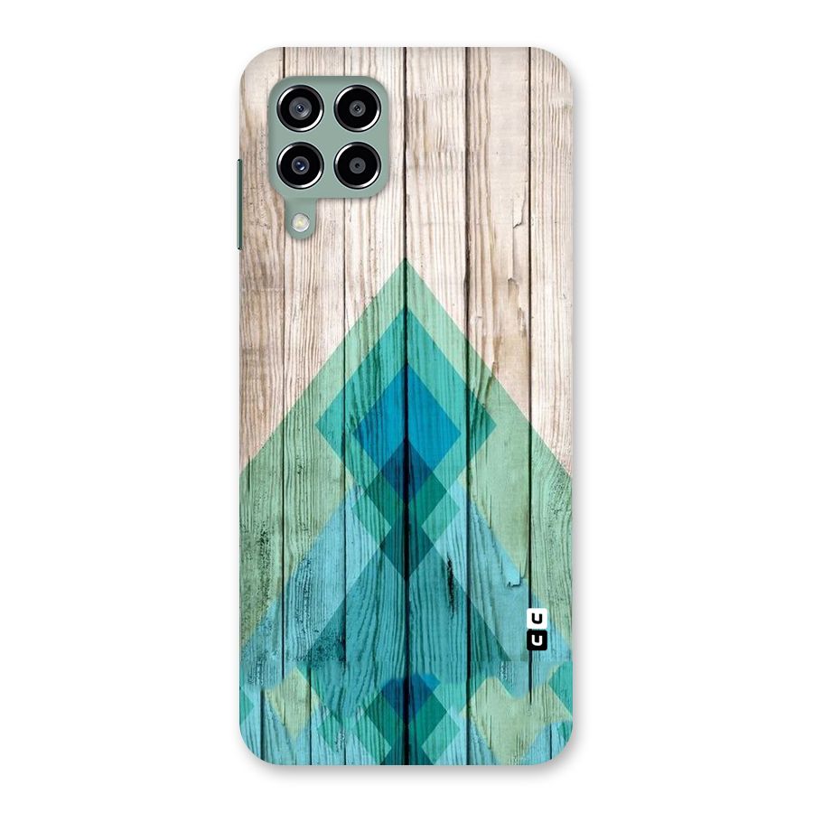 Abstract Green And Wood Back Case for Galaxy M33