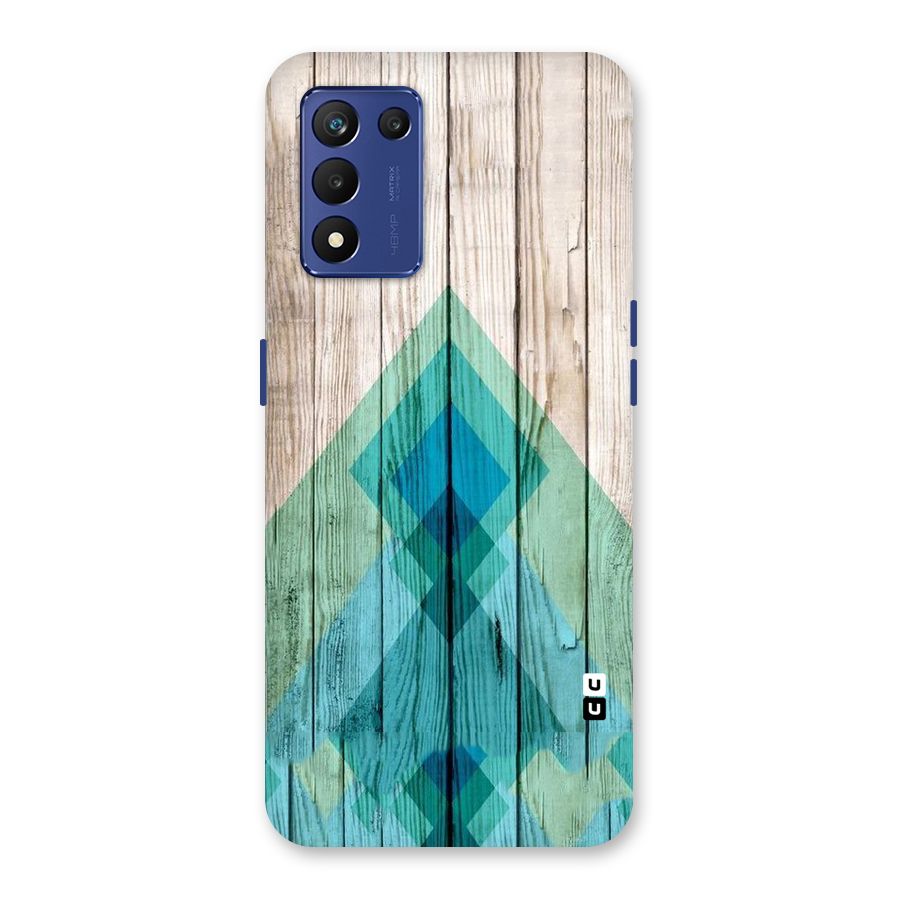 Abstract Green And Wood Back Case for Realme 9 5G Speed
