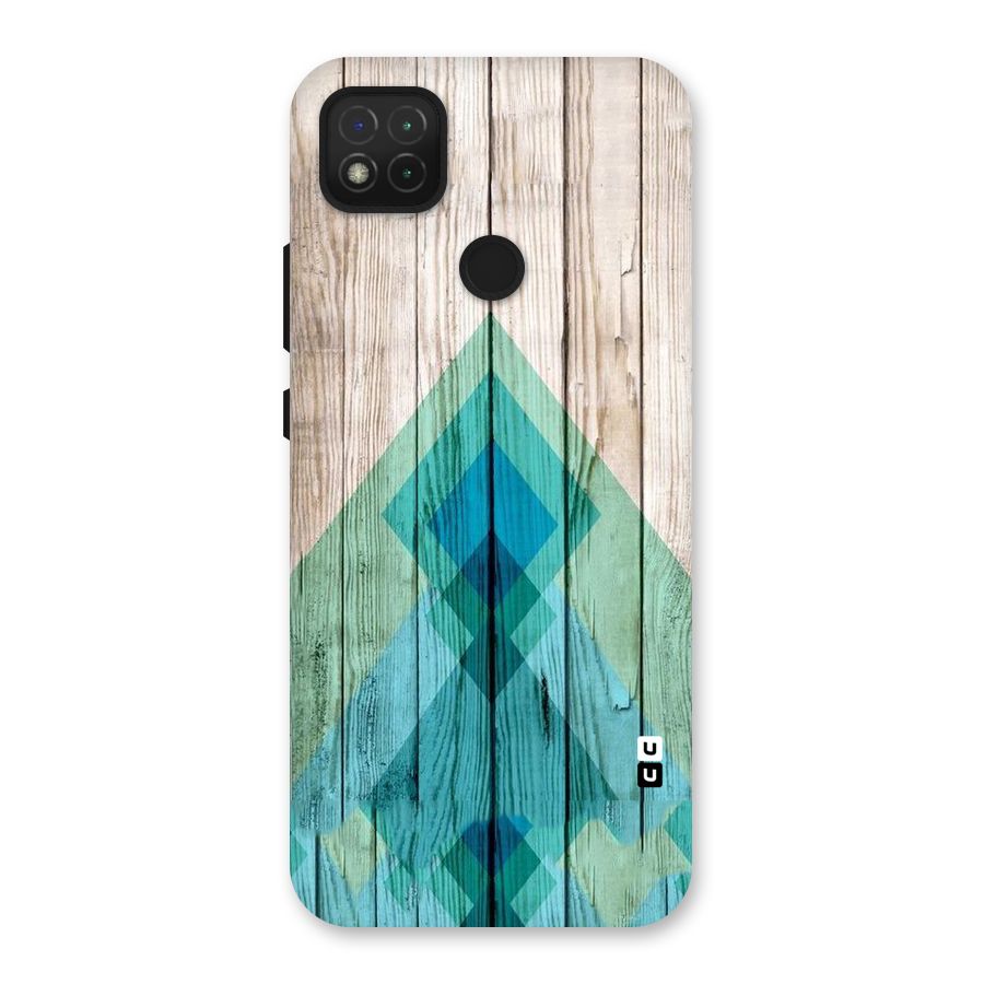 Abstract Green And Wood Back Case for Redmi 9 Activ