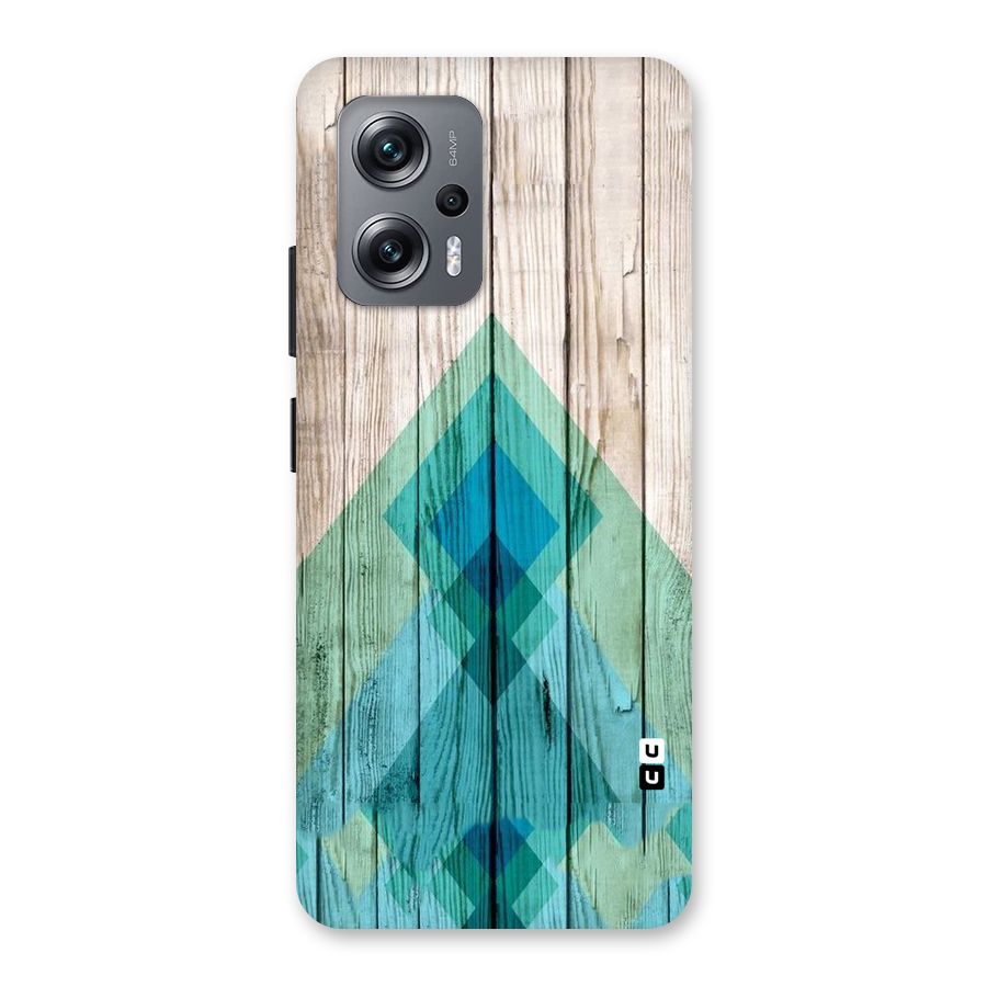 Abstract Green And Wood Back Case for Redmi K50i