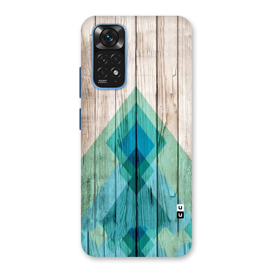 Abstract Green And Wood Back Case for Redmi Note 11S
