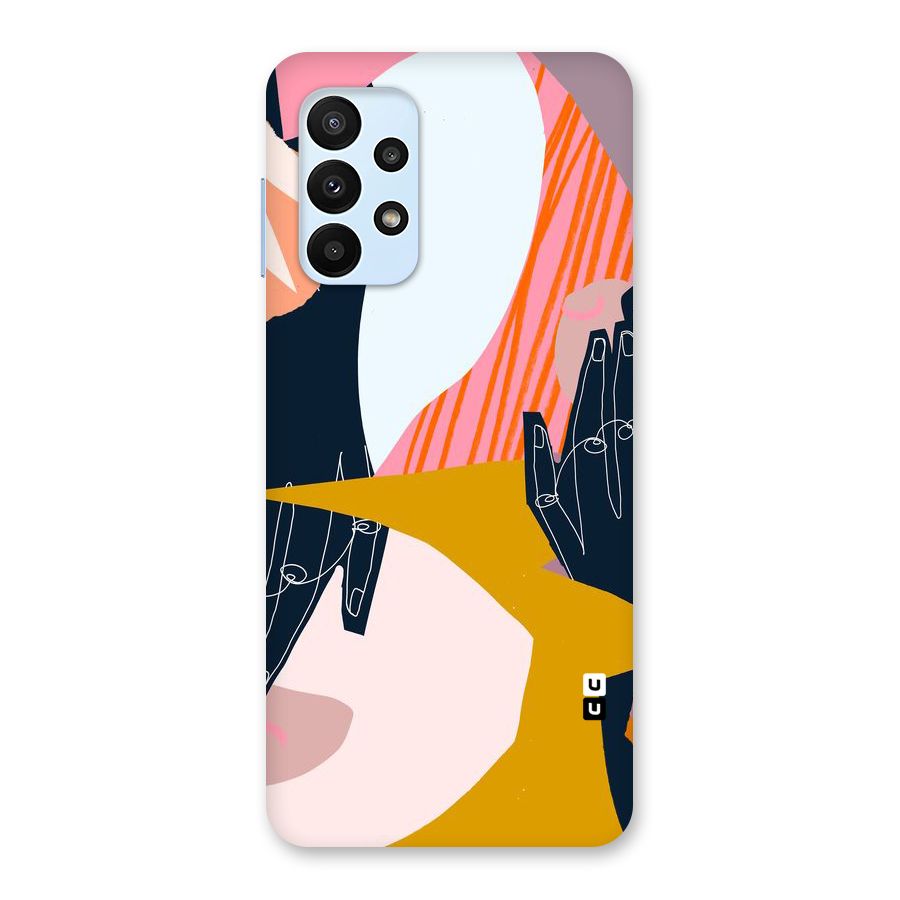 Abstract Hands Back Case for Galaxy A23