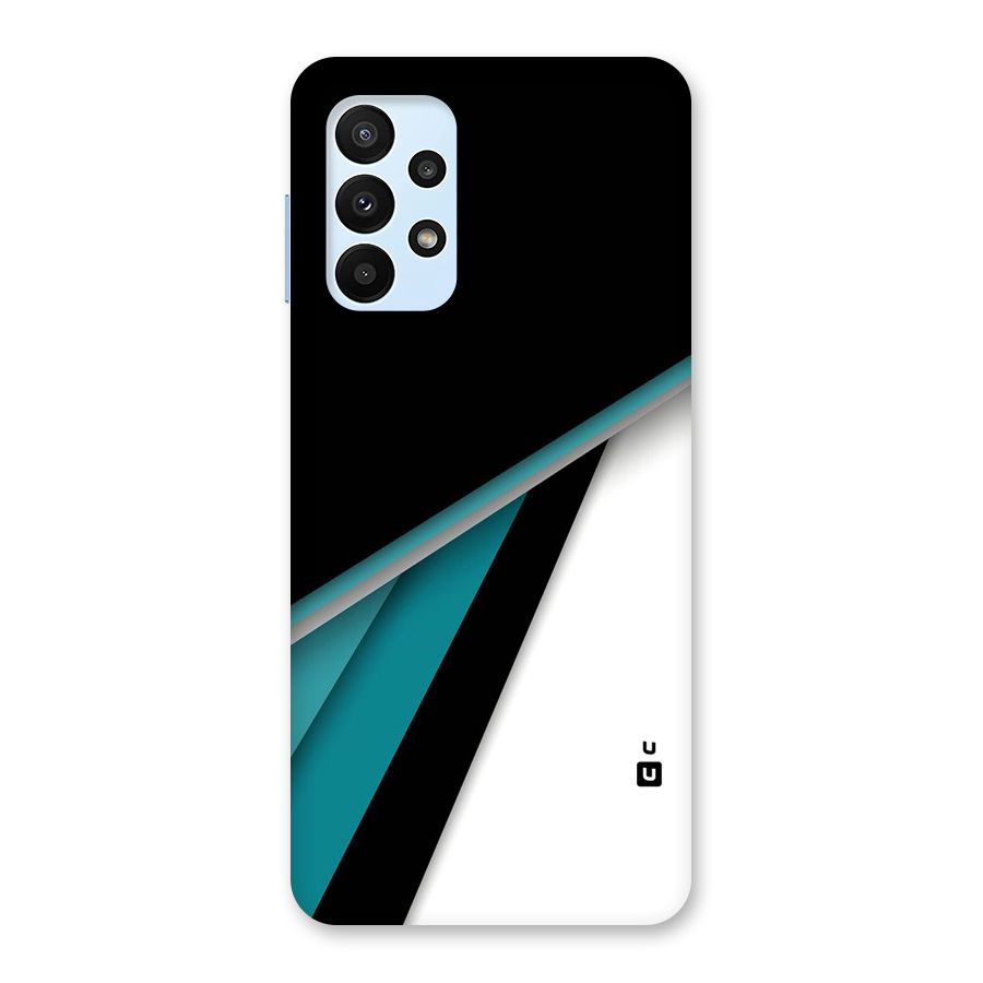 Abstract Lines Of Blue Back Case for Galaxy A23