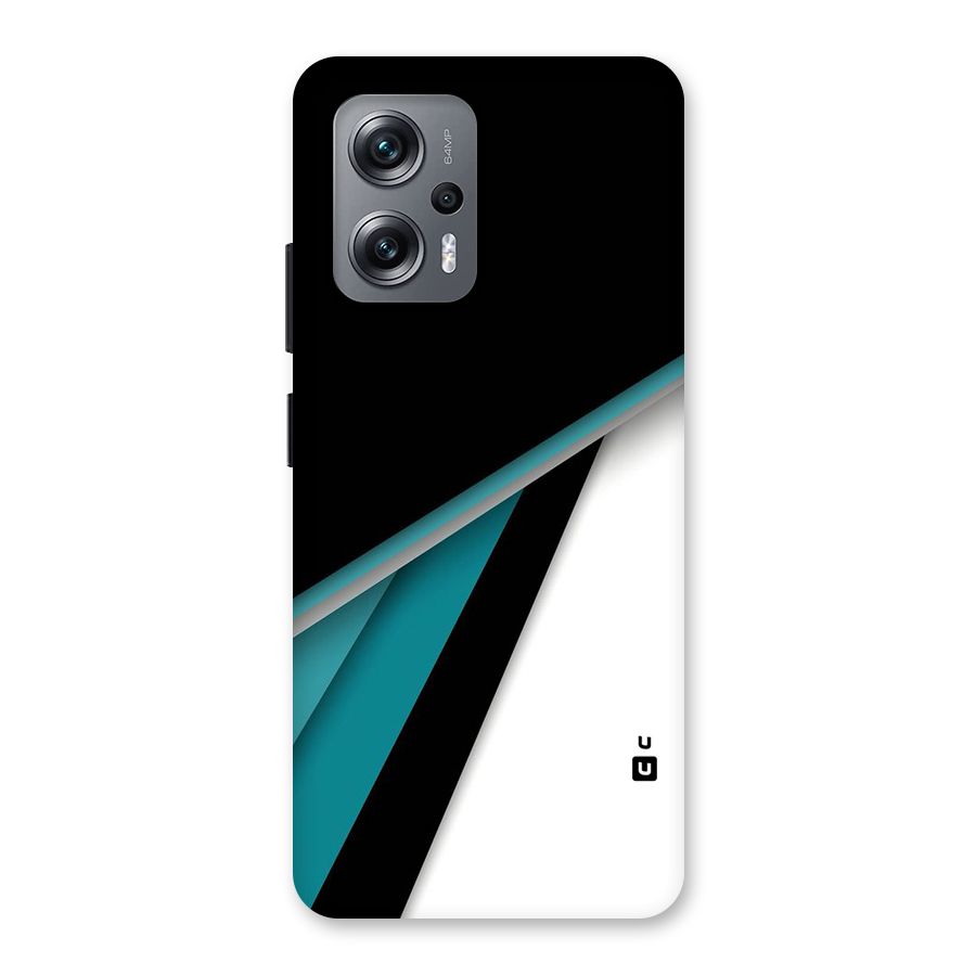 Abstract Lines Of Blue Back Case for Redmi K50i