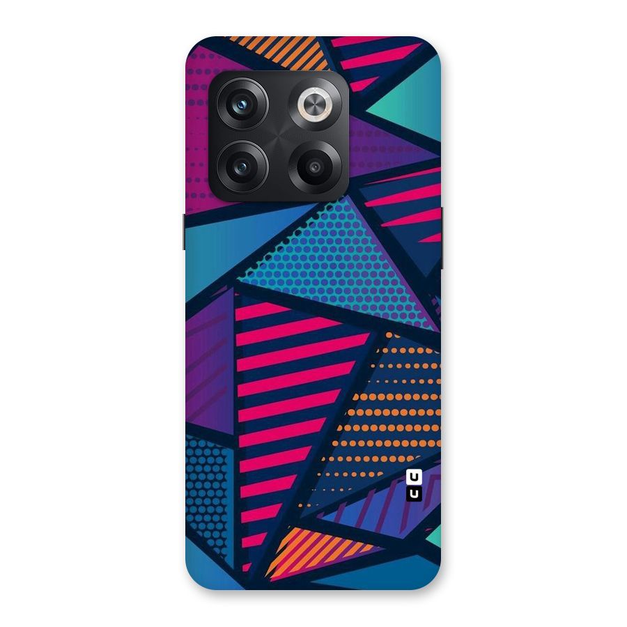 Abstract Lines Polka Back Case for OnePlus 10T