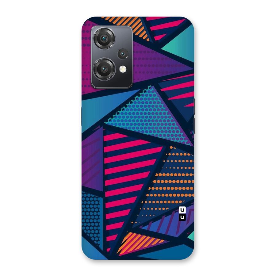 Abstract Lines Polka Back Case for OnePlus Nord CE 2 Lite 5G