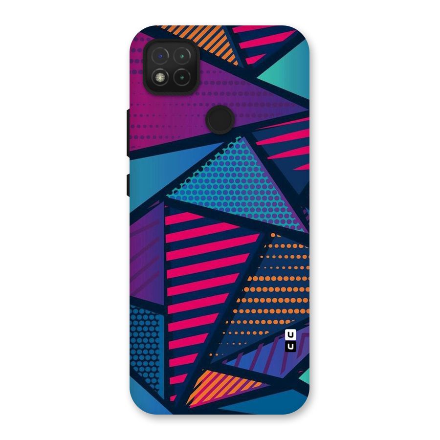 Abstract Lines Polka Back Case for Redmi 9 Activ