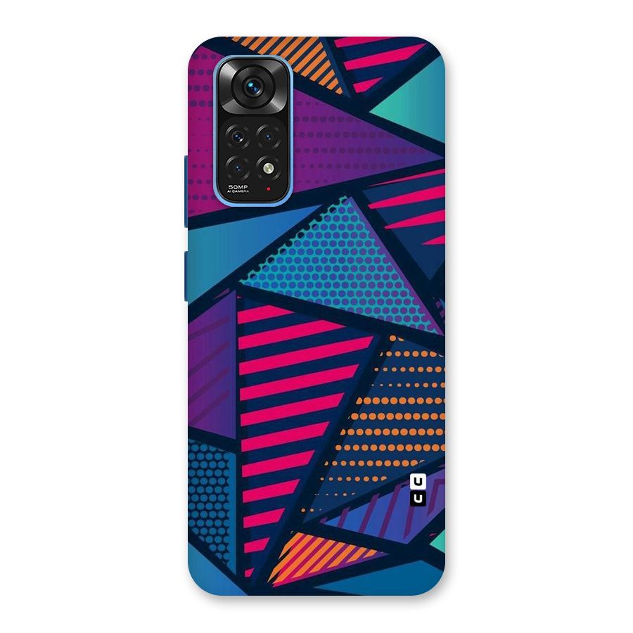 Abstract Lines Polka Back Case for Redmi Note 11S