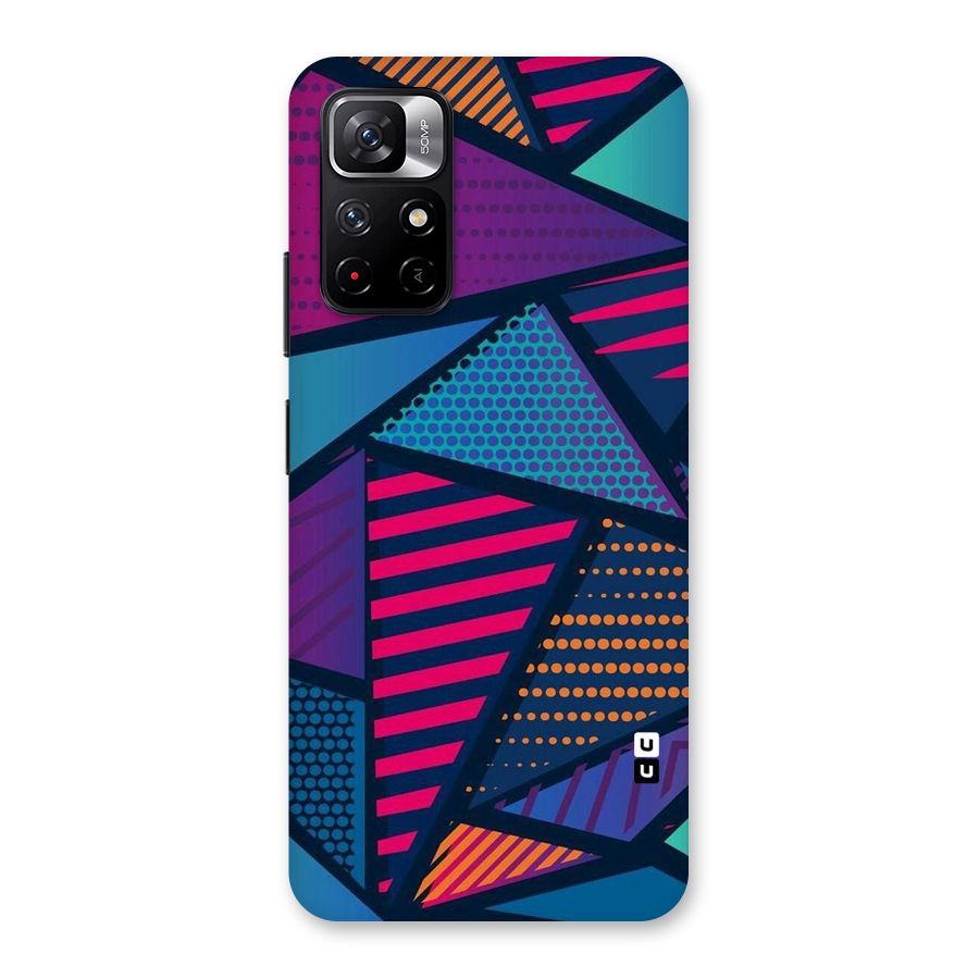Abstract Lines Polka Back Case for Redmi Note 11T 5G