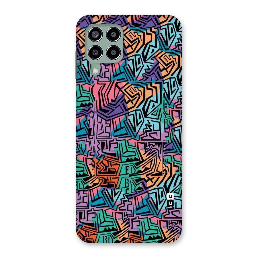 Abstract Lining Colors Back Case for Galaxy M33