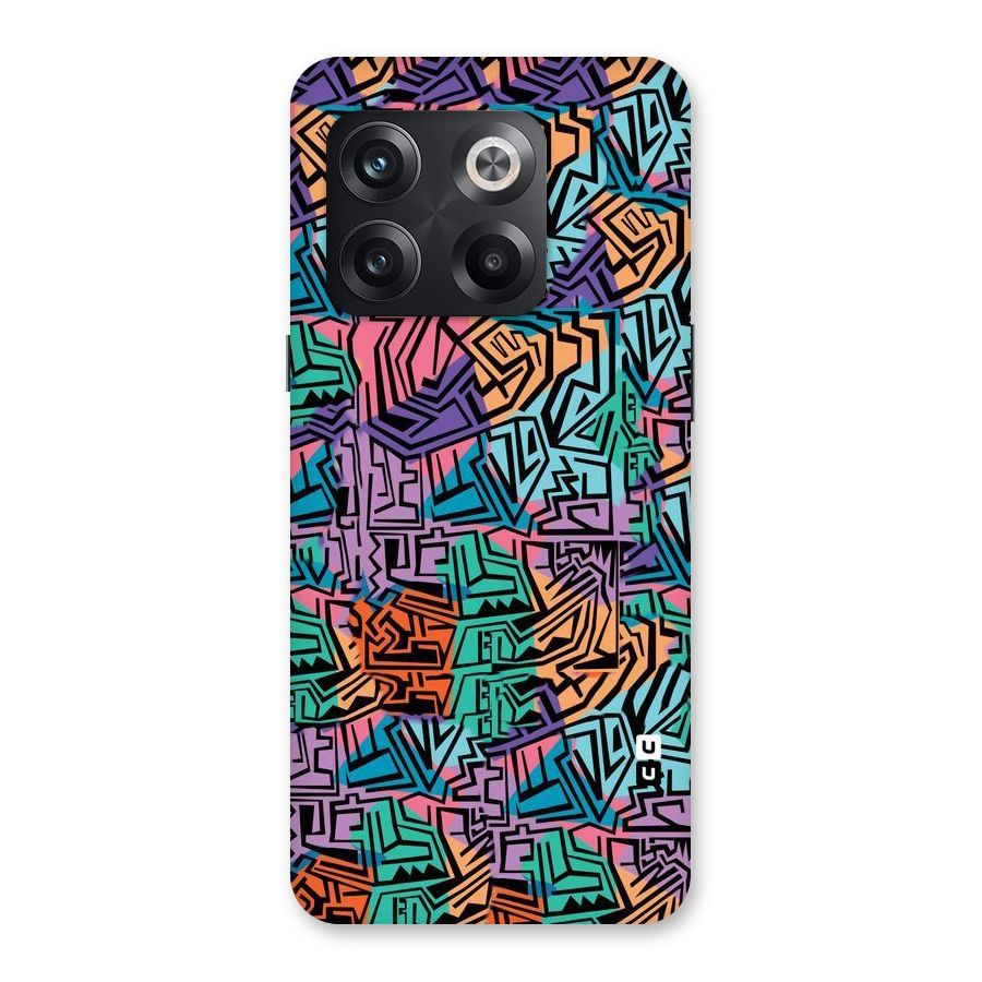 Abstract Lining Colors Back Case for OnePlus 10T