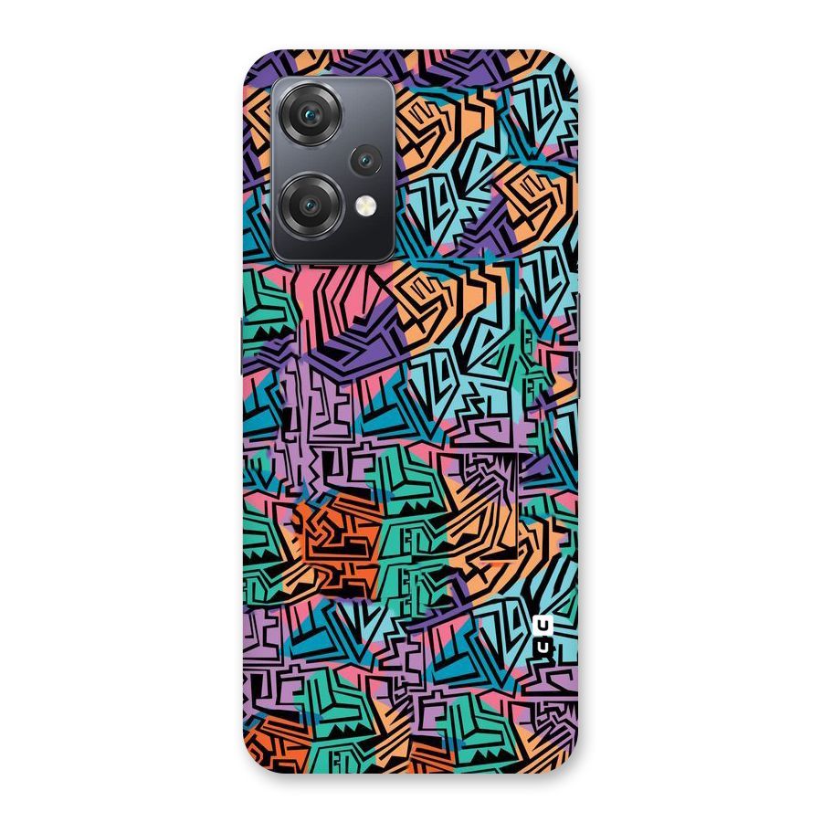 Abstract Lining Colors Back Case for OnePlus Nord CE 2 Lite 5G
