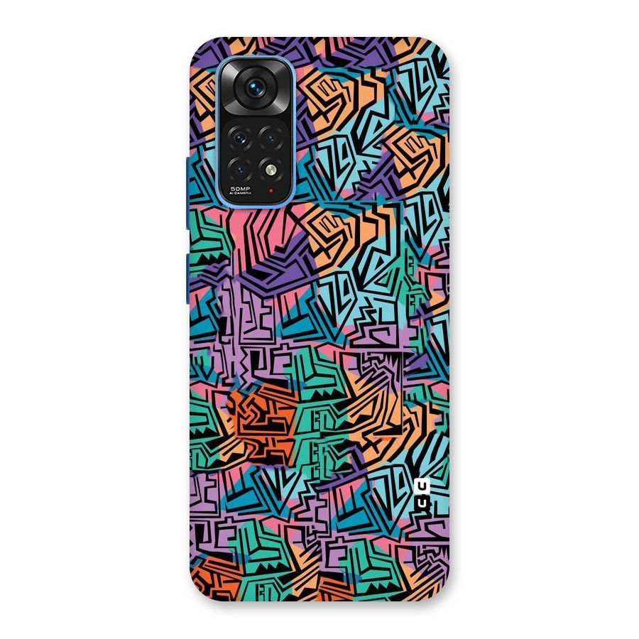 Abstract Lining Colors Back Case for Redmi Note 11S