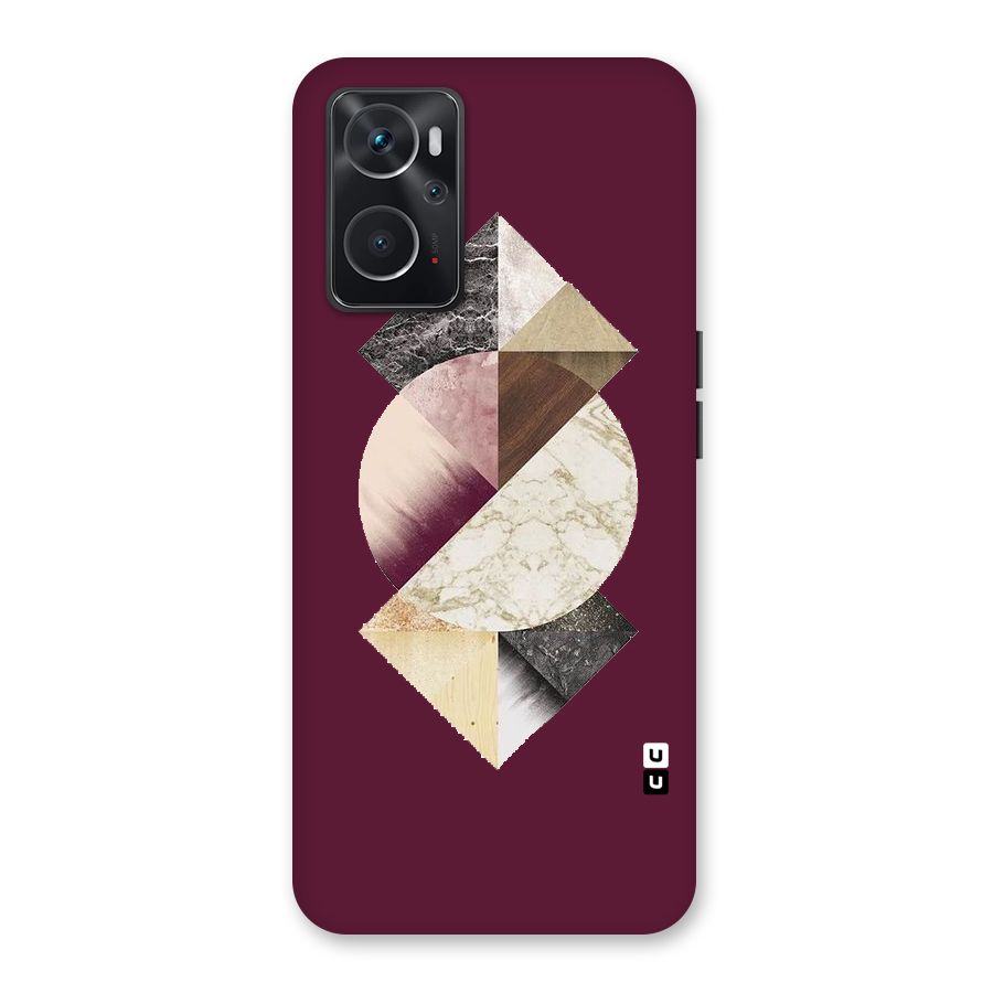 Abstract Marble Pattern Back Case for Oppo K10 4G
