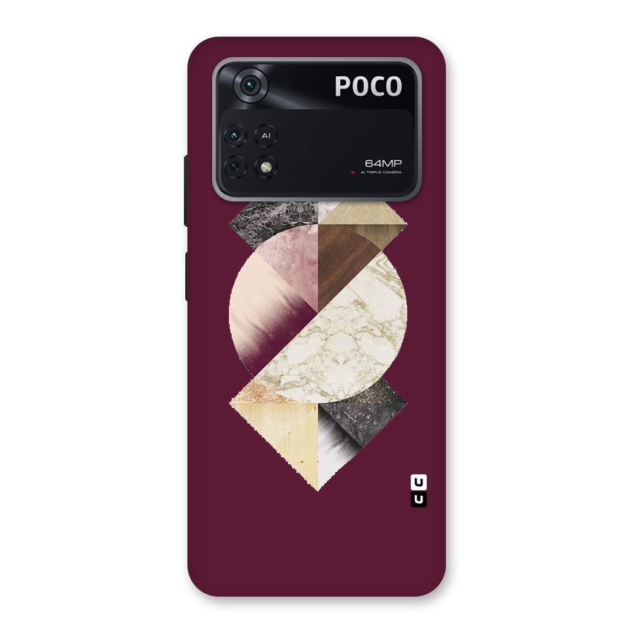 Abstract Marble Pattern Back Case for Poco M4 Pro 4G