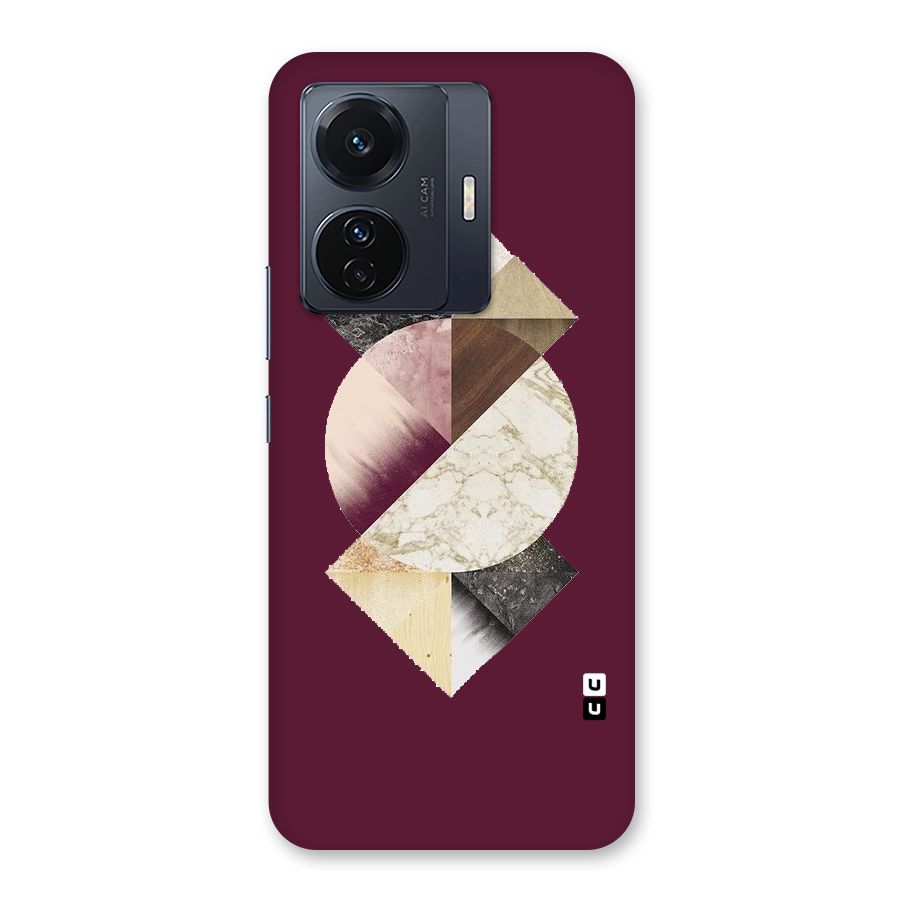 Abstract Marble Pattern Back Case for Vivo T1 Pro