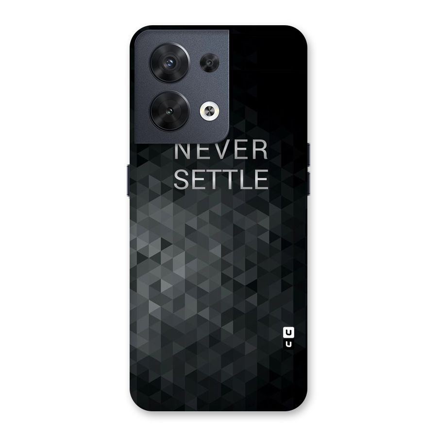 Abstract No Settle Back Case for Oppo Reno8 5G