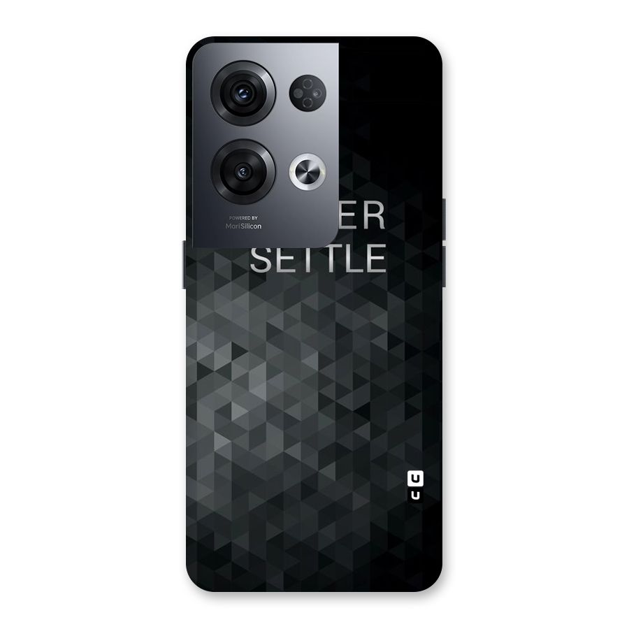 Abstract No Settle Back Case for Oppo Reno8 Pro 5G