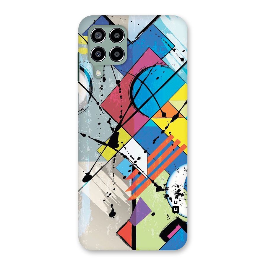 Abstract Paint Shape Back Case for Galaxy M33