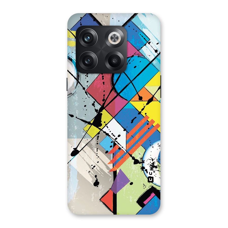 Abstract Paint Shape Back Case for OnePlus 10T