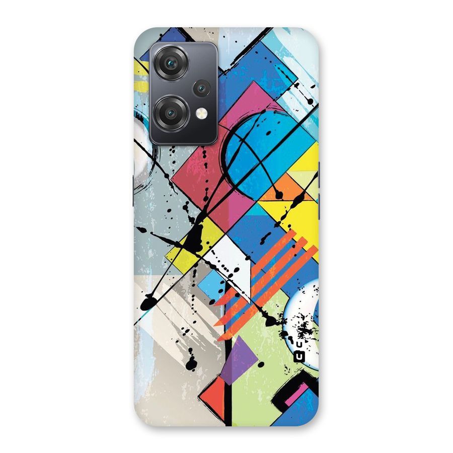 Abstract Paint Shape Back Case for OnePlus Nord CE 2 Lite 5G