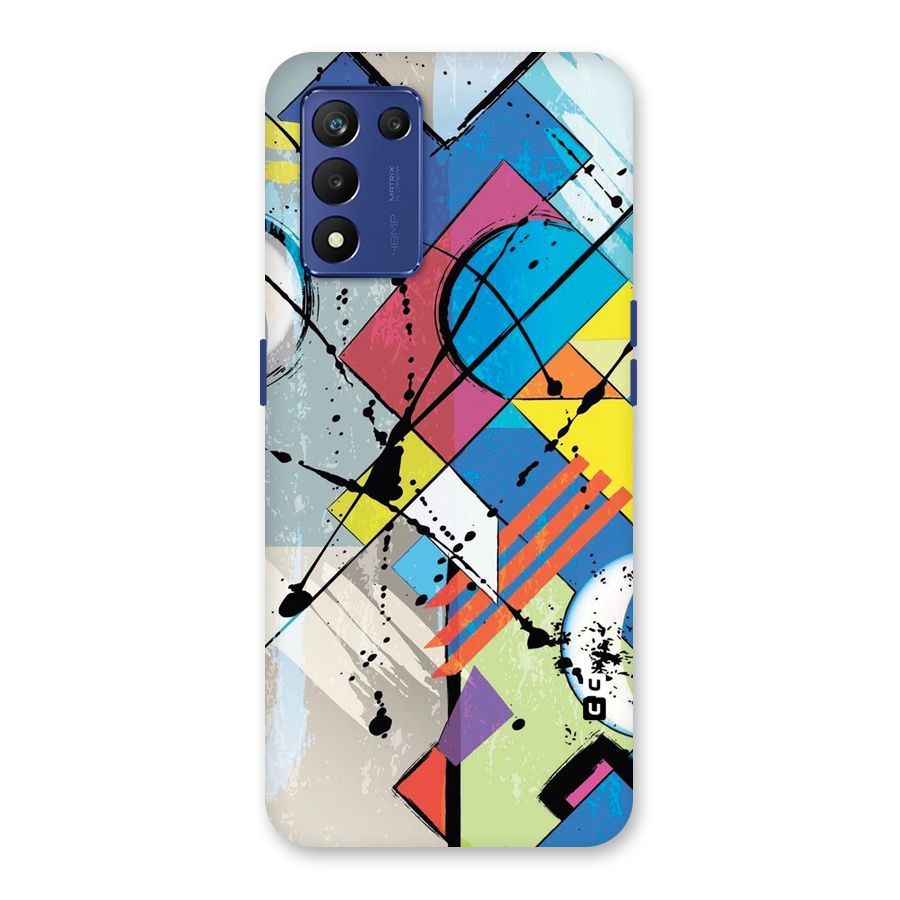 Abstract Paint Shape Back Case for Realme 9 5G Speed