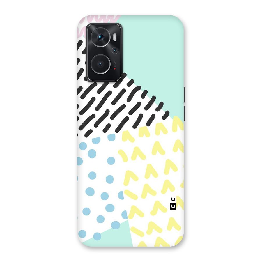 Abstract Pastel Back Case for Oppo K10 4G