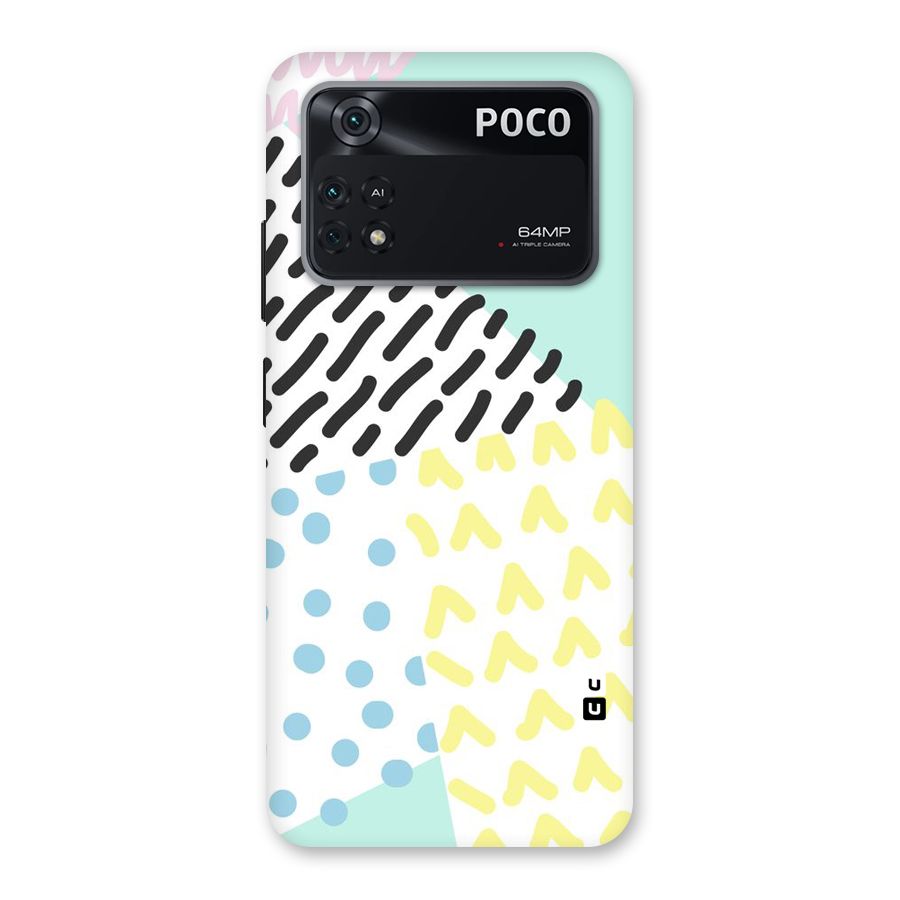 Abstract Pastel Back Case for Poco M4 Pro 4G