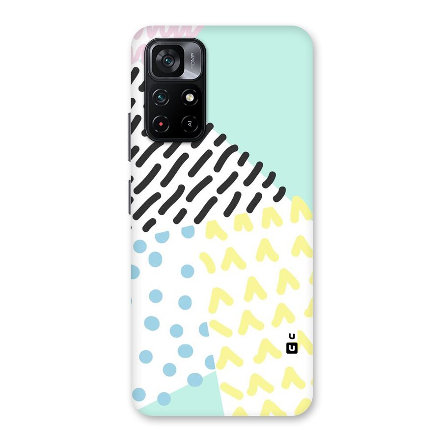 Abstract Pastel Back Case for Poco M4 Pro 5G