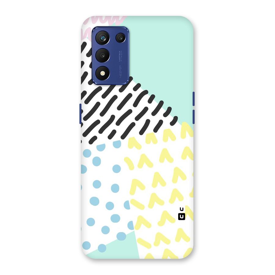 Abstract Pastel Back Case for Realme 9 5G Speed