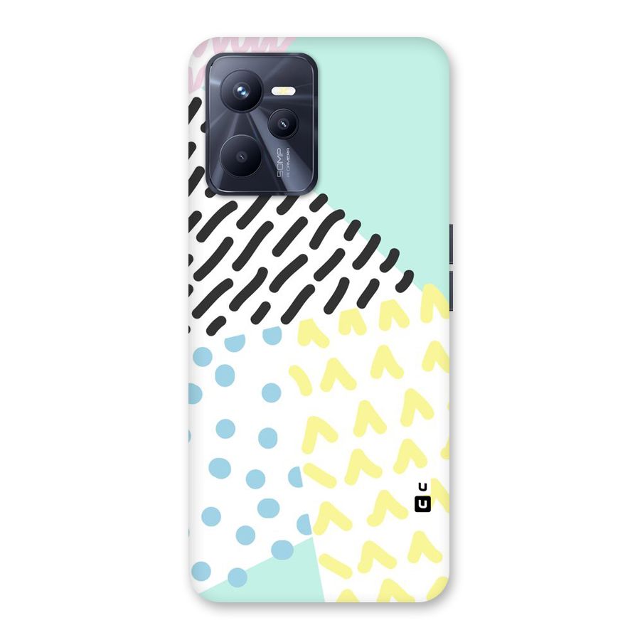 Abstract Pastel Back Case for Realme C35