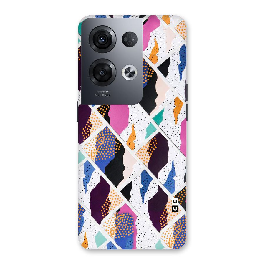 Abstract Polka Back Case for Oppo Reno8 Pro 5G