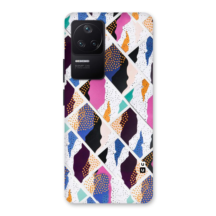 Abstract Polka Back Case for Poco F4 5G