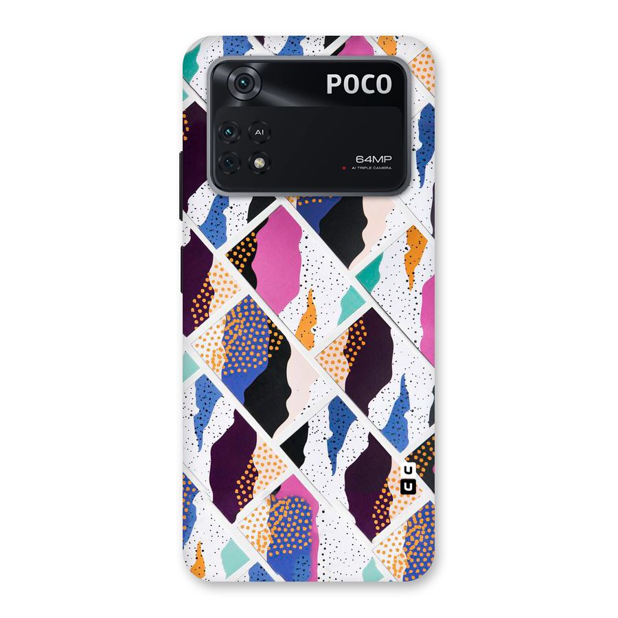 Abstract Polka Back Case for Poco M4 Pro 4G