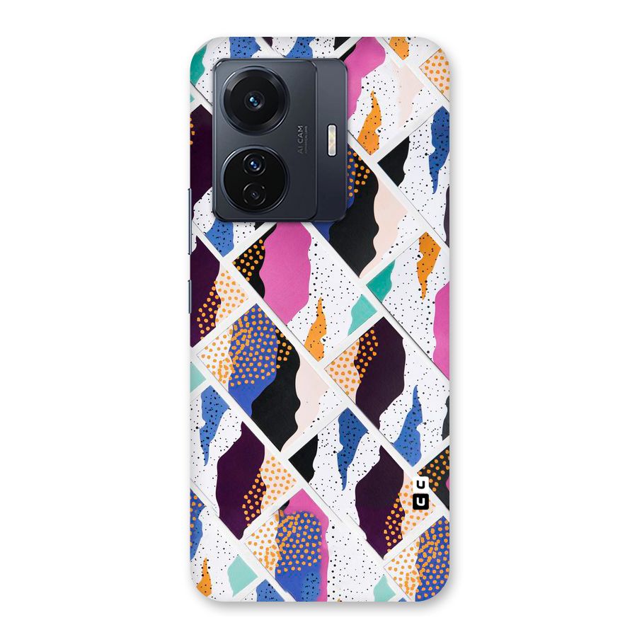 Abstract Polka Back Case for Vivo T1 Pro