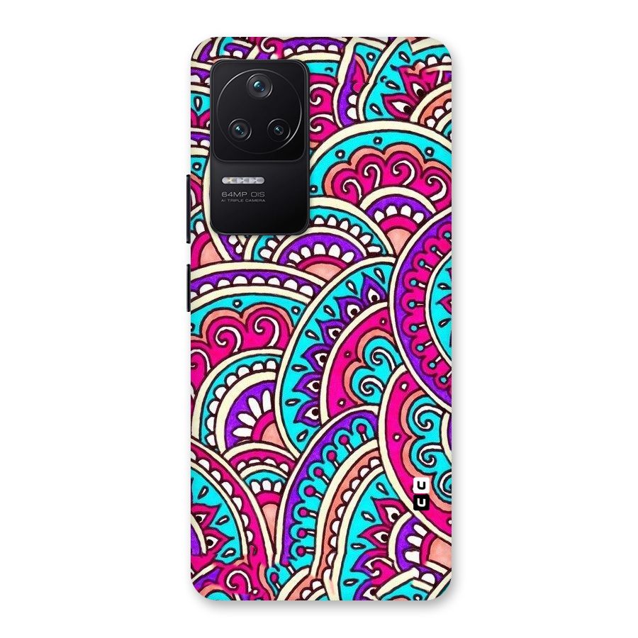 Abstract Rangoli Design Back Case for Poco F4 5G