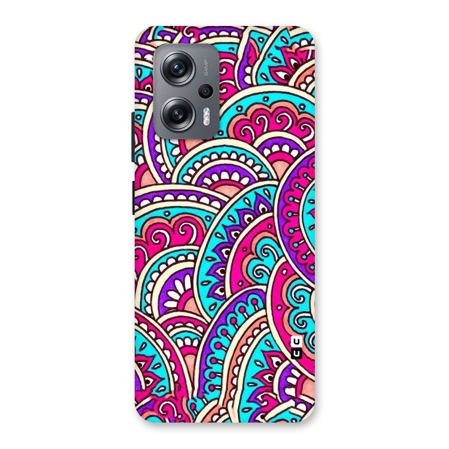Abstract Rangoli Design Back Case for Redmi K50i