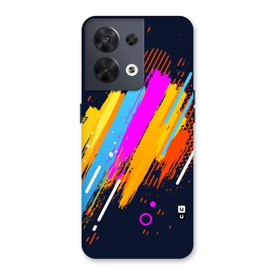 Abstract Shades Back Case for Oppo Reno8 5G