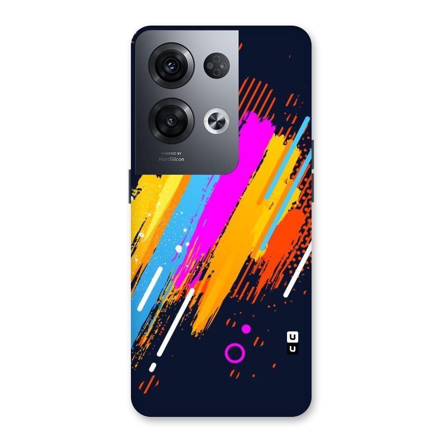 Abstract Shades Back Case for Oppo Reno8 Pro 5G