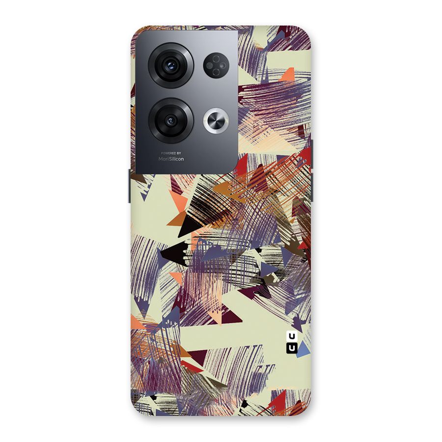 Abstract Sketch Back Case for Oppo Reno8 Pro 5G