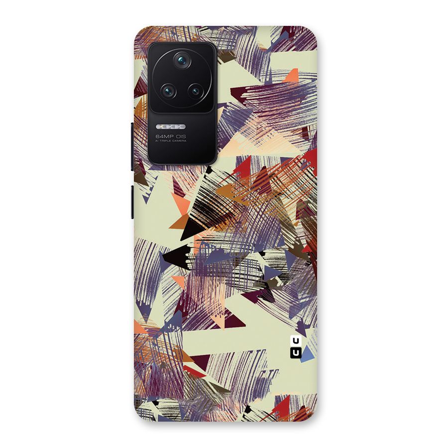 Abstract Sketch Back Case for Poco F4 5G