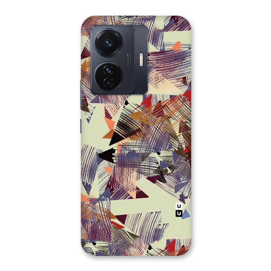 Abstract Sketch Back Case for Vivo T1 Pro