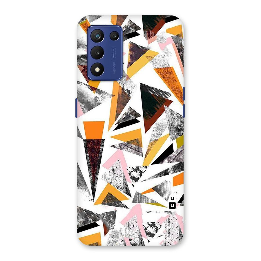 Abstract Sketchy Triangles Back Case for Realme 9 5G Speed