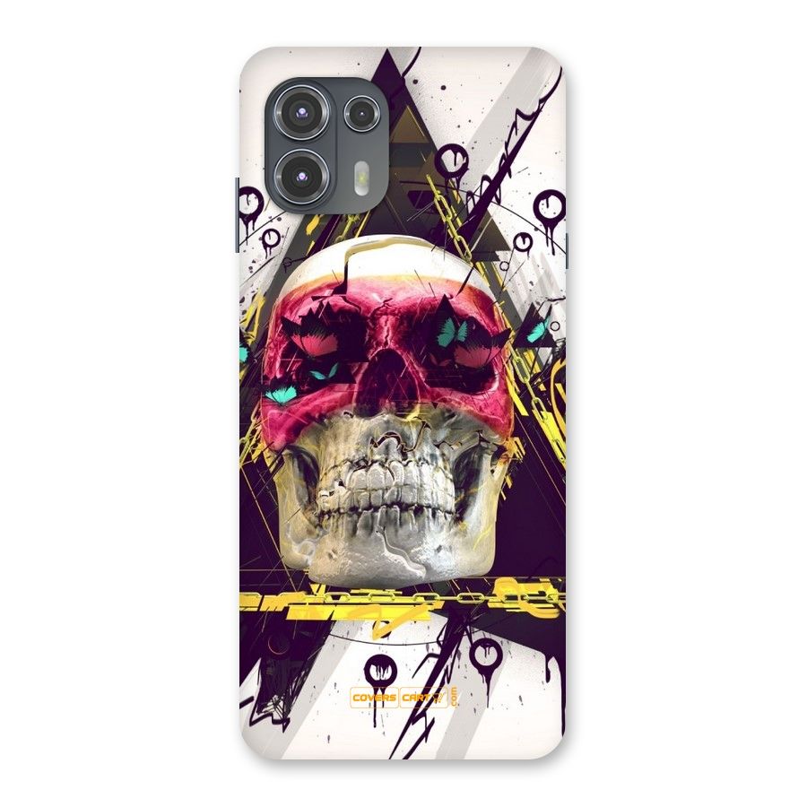 Abstract Skull Back Case for Motorola Edge 20 Fusion