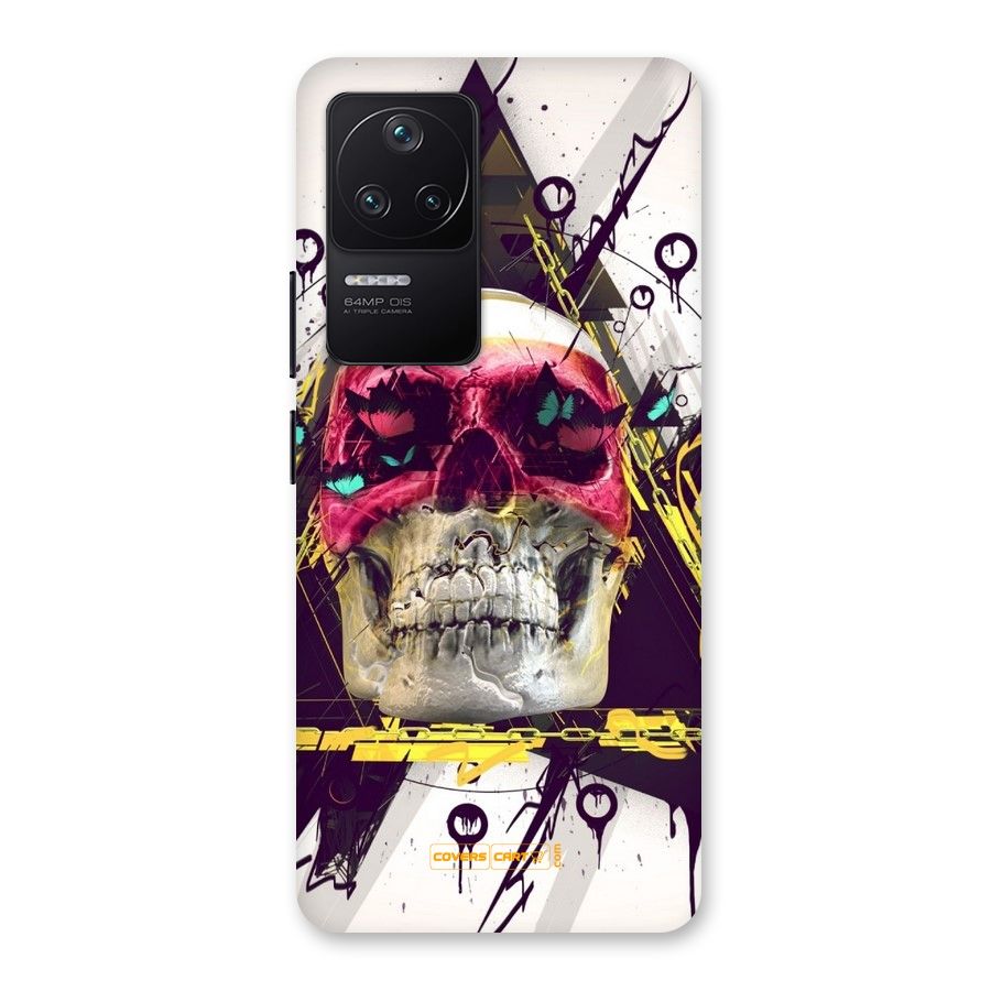 Abstract Skull Back Case for Poco F4 5G